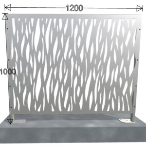 Garde corps STRILLER ZEN Blanc RAL 9010 par Dampere