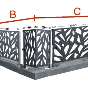 garde-corps dampere forme z configurateur